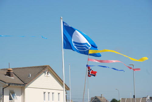 Åkrasanden har nå fått godkjent Blått Flagg for 2019 sesongen