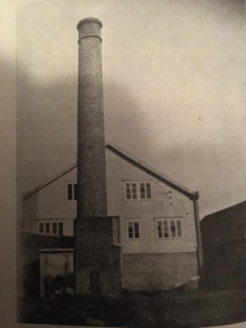 ET FIRMA I ÅKREHAMN I GAMLE DAGER. SALVE INGEBRETSEN SALTERI OG FRAKTFART: Åkrehamn Tlf. no 33.